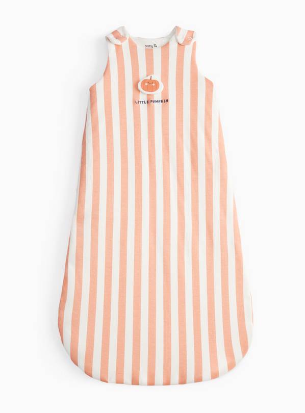 Orange Stripe Halloween Print 2.5 Tog Sleeping Bag 6-12 months